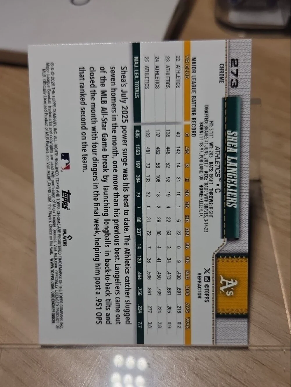 Topps chrome trading